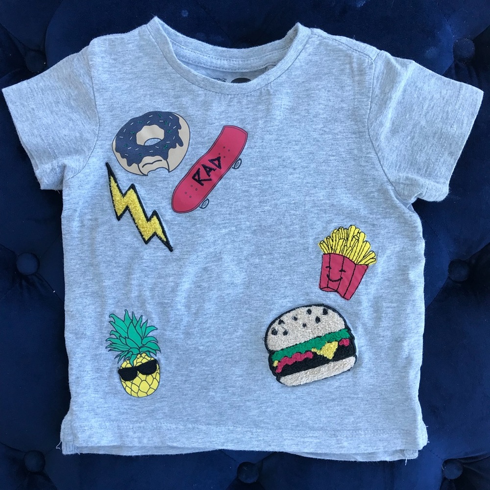 Toddler scratch and sniff shirt